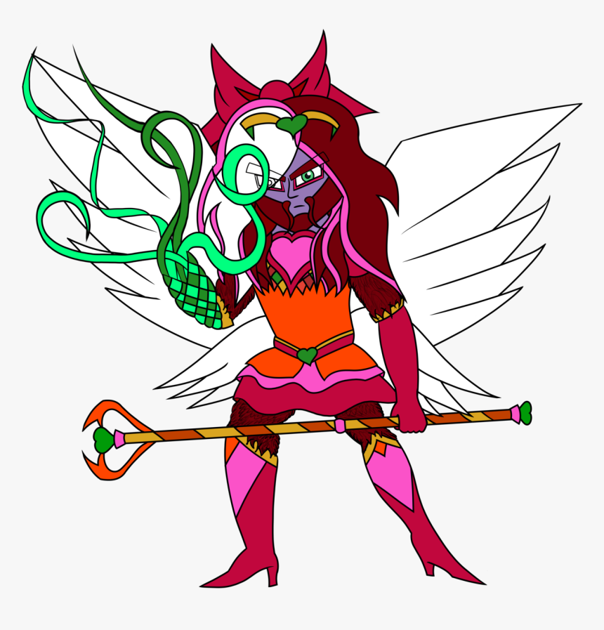 Riolu Ungart, Primal Beast Mode With Vine Arm Unbraided - Cartoon, HD Png Download, Free Download