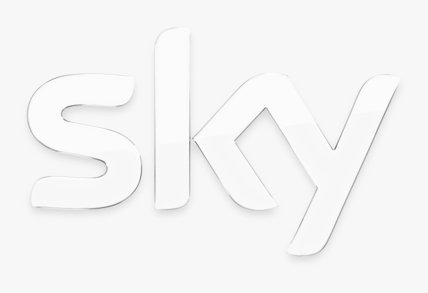 Square Clipart Tv Logo - Sky Logo White Png, Transparent Png, Free Download