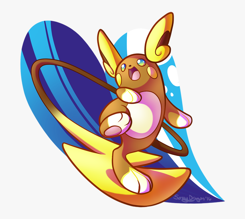 Alolan Raichu - Cartoon, HD Png Download, Free Download