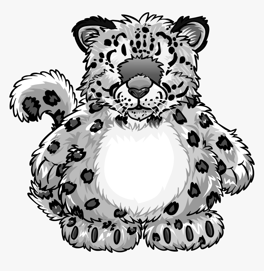 Club Penguin Rewritten Wiki - Snow Leopard, HD Png Download, Free Download