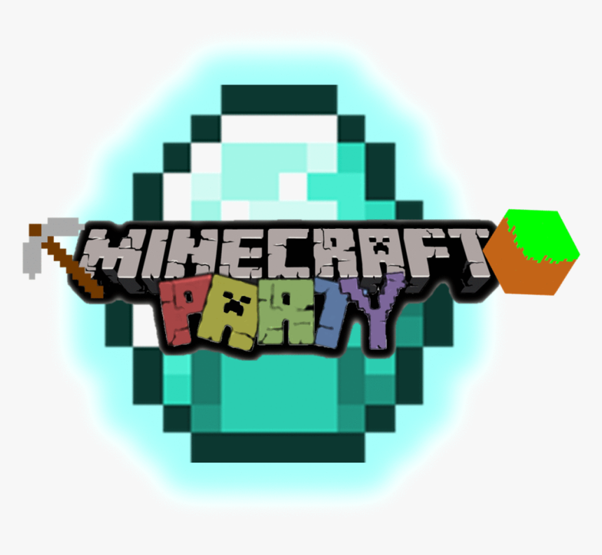 Minecraft Birthday Clipart - Minecraft Diamond, HD Png Download, Free Download