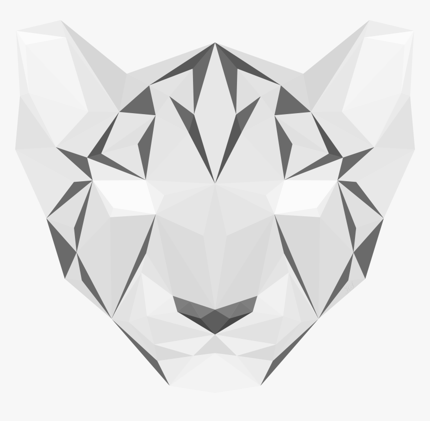 Geometric Snow Leopard, HD Png Download, Free Download