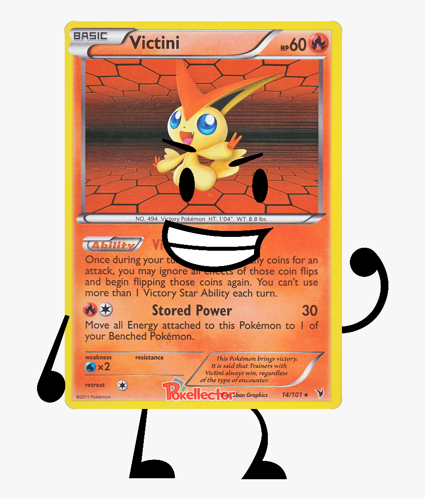 Victini Card Remake - Cartas De Pokemon En Español, HD Png Download, Free Download