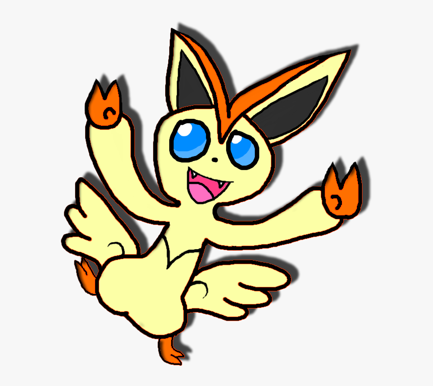 Pokemon Fanart
victini - Cartoon, HD Png Download, Free Download