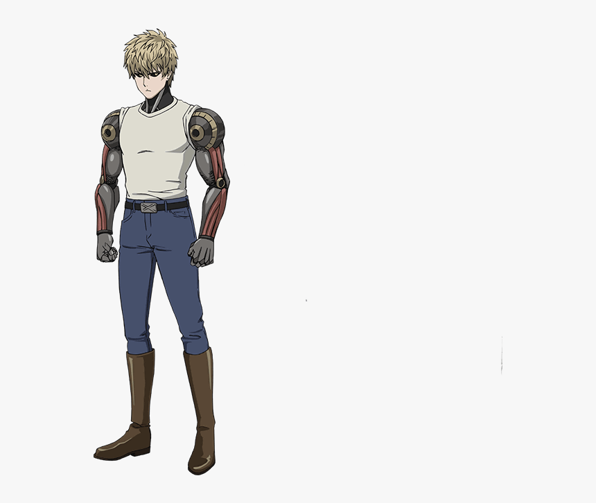 Genos Design - Genos One Punch Man Characters, HD Png Download, Free Download