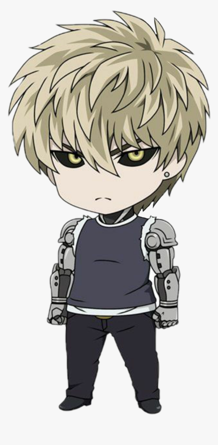 #chibi #genos #onepunchman - Genos One Punch Man Chibi, HD Png Download, Free Download