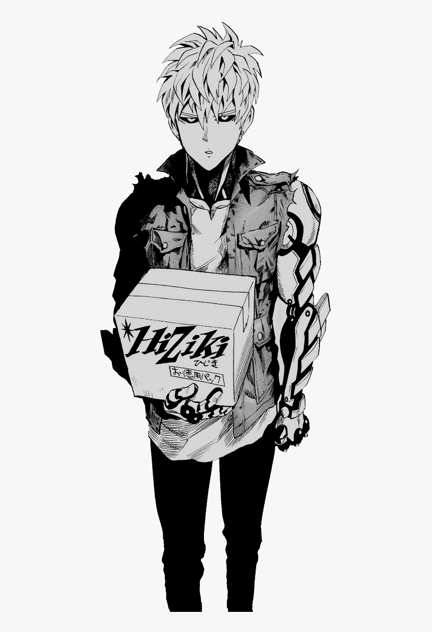 Hot, Manga Cap, And Genos Image - Saitama And Genos Manga, HD Png Download, Free Download