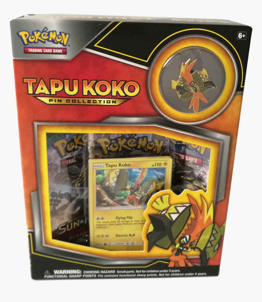 Pokemon Tapu Koko Pin Collection , Png Download - Pokemon, Transparent Png, Free Download