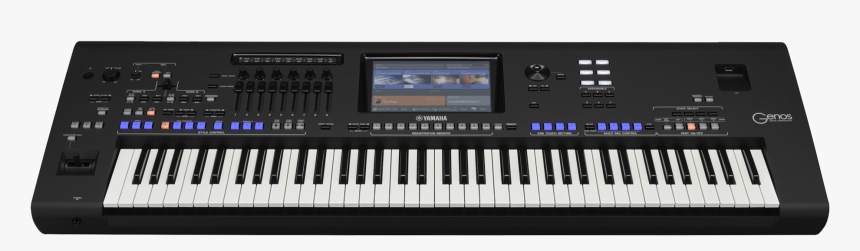 Photo Of Yamaha Genos Workstation Keyboard - Yamaha Genos, HD Png Download, Free Download