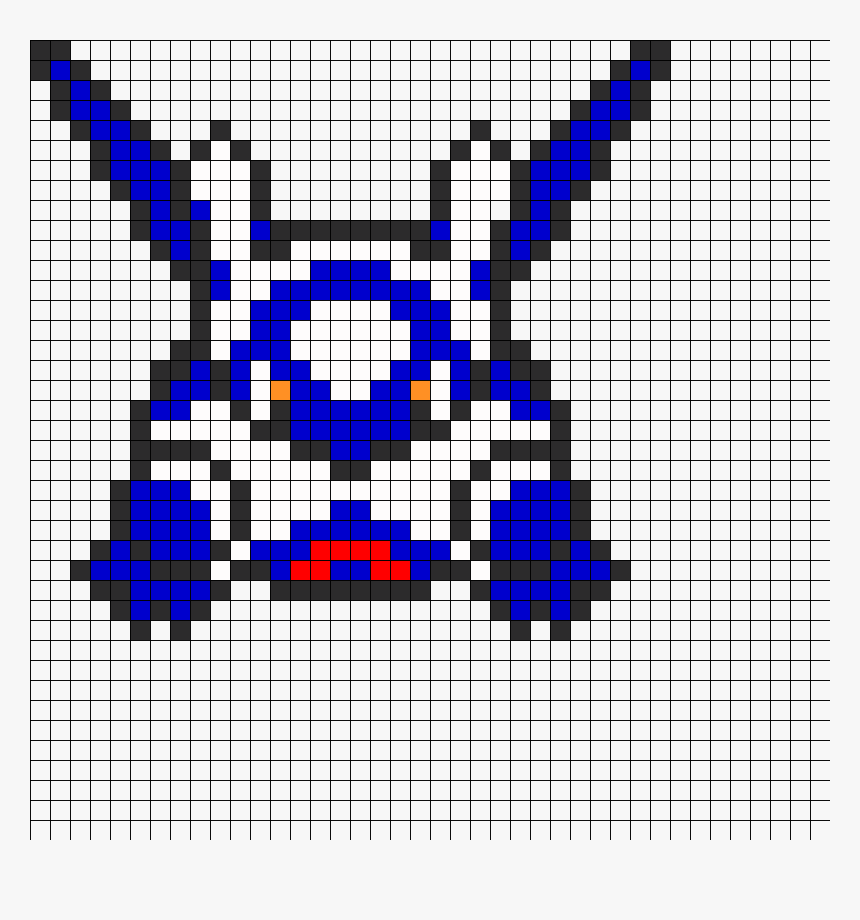 Latios Pokemon Perler Bead Pattern / Bead Sprite - Pixel Art Pokemon Latios, HD Png Download, Free Download