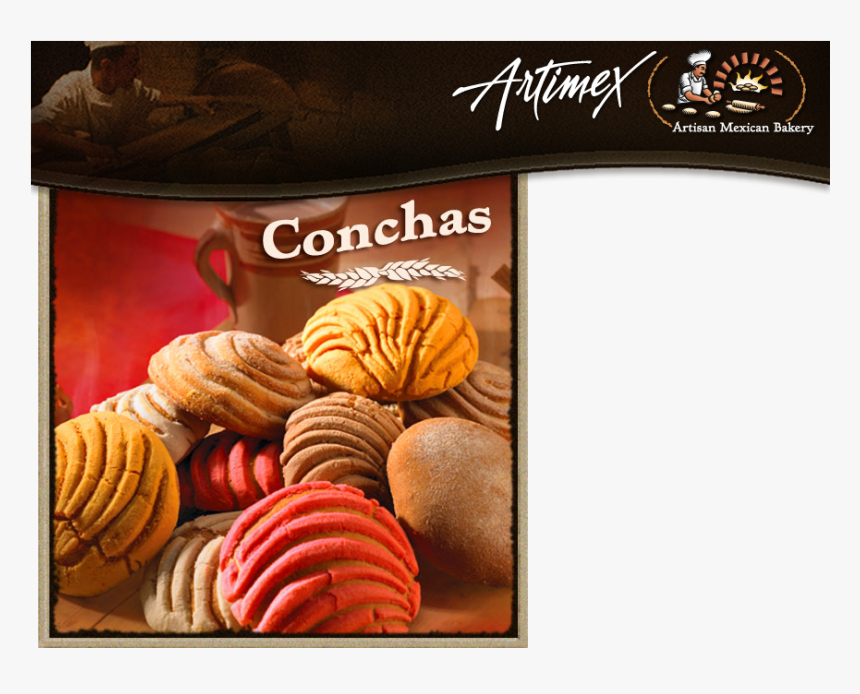 Mexican Pastries , Png Download - Mexican Pastry Concha Bread, Transparent Png, Free Download