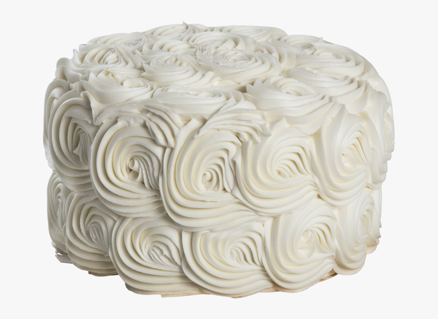 White Rosette Cake - Birthday Cake, HD Png Download, Free Download