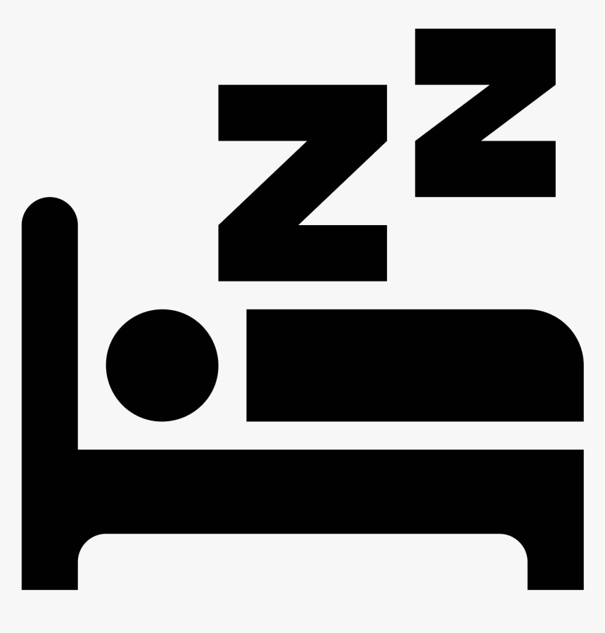 Z Vector Sleeping - Clip Art Bed Sleep, HD Png Download, Free Download