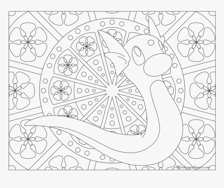 Adult Coloring Pages Pokemon, HD Png Download, Free Download