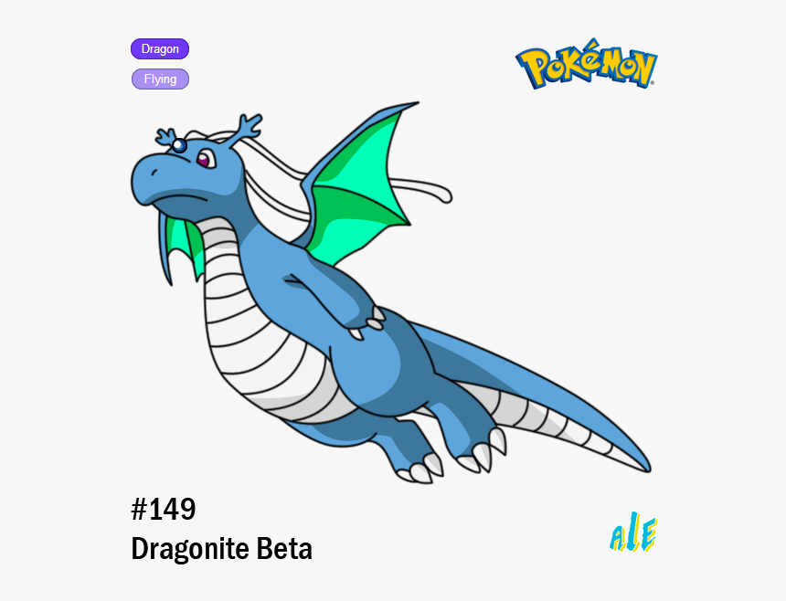 Pokemon Beta Dragonite, HD Png Download, Free Download