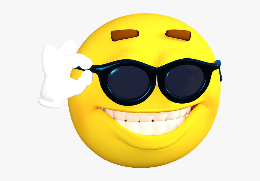 Thumbs Up Cool Emoji, HD Png Download, Free Download
