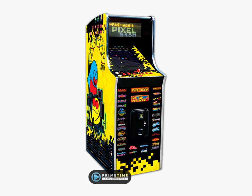 Pac Man"s Pixel Bash Non Coin Cabaret By Bandai Namco - Pac Man's Pixel Bash, HD Png Download, Free Download