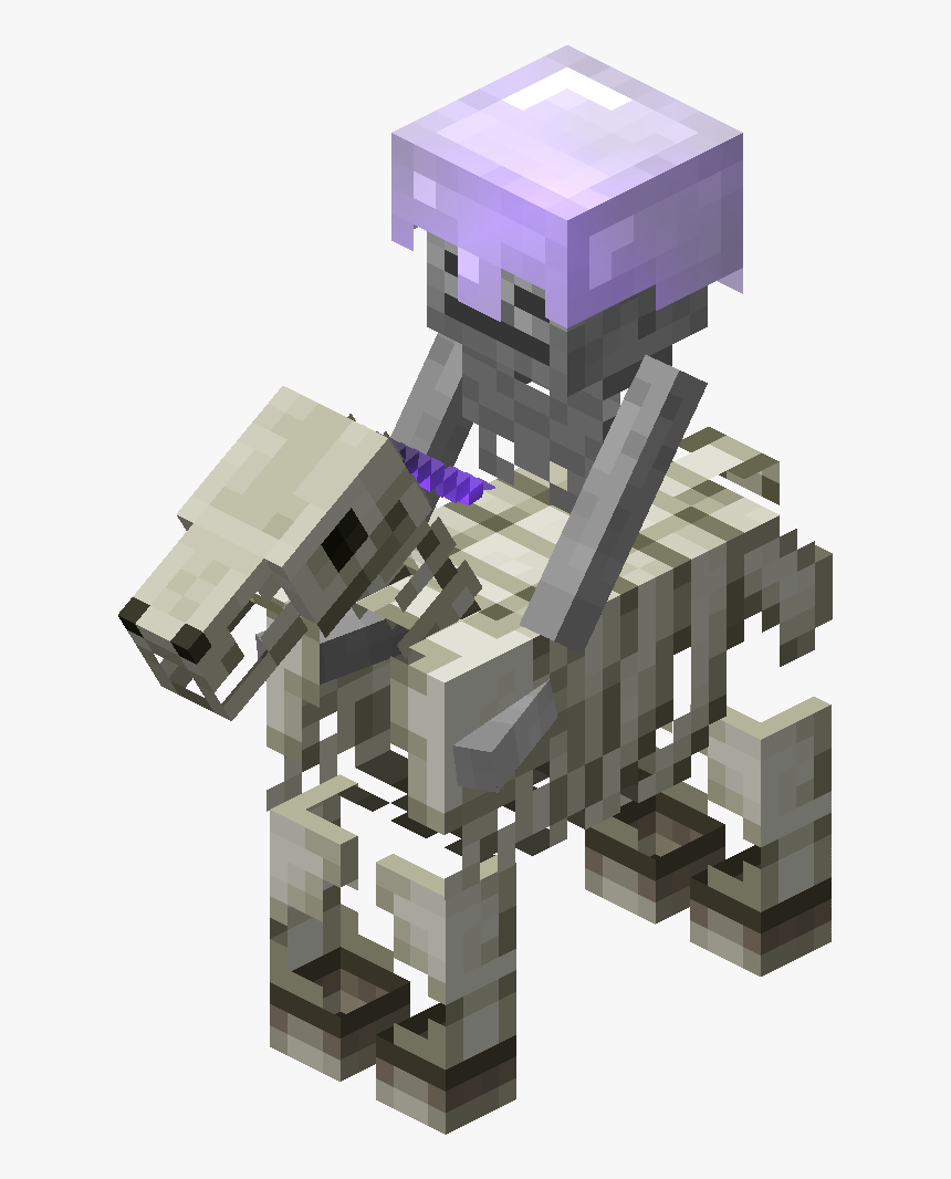 New Texture - Minecraft Skeleton Horse Jockey, HD Png Download, Free Download