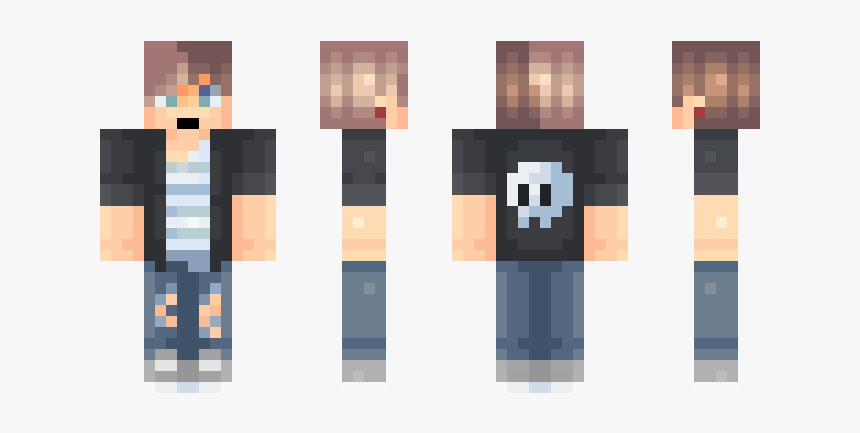 Minecraft Skull Skin, HD Png Download, Free Download