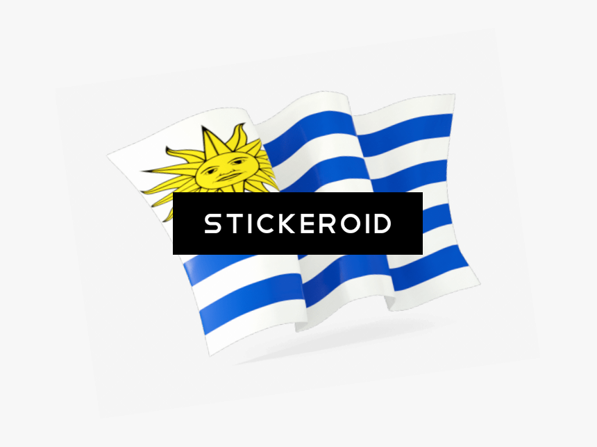 Uruguay Flag Wave , Png Download - Graphic Design, Transparent Png, Free Download