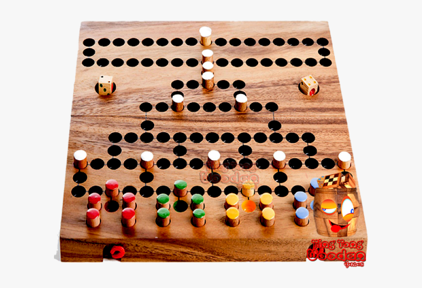 Barikade With Larger Pins Malfiz Wooden Dice Game As - Malefiz Spielbrett, HD Png Download, Free Download