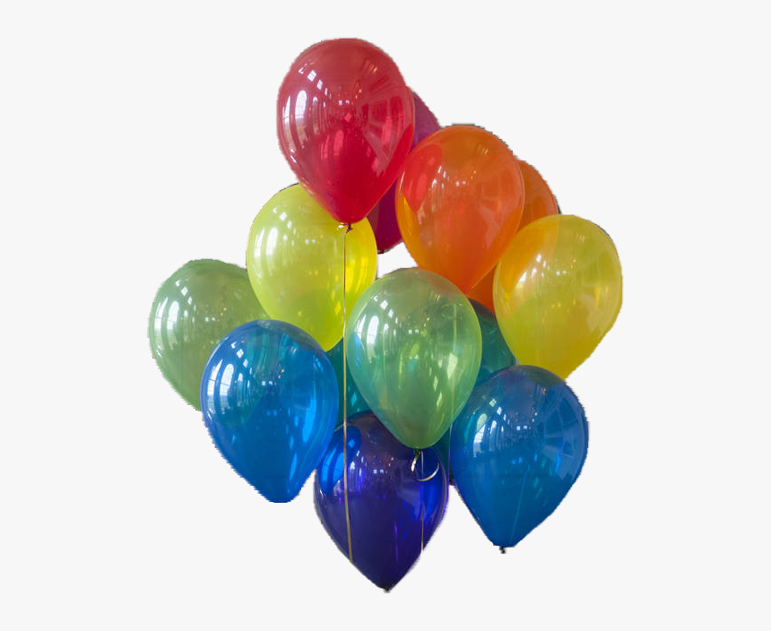Transparent Water Balloon Png - Primary Colour Balloons Aesthetic, Png Download, Free Download