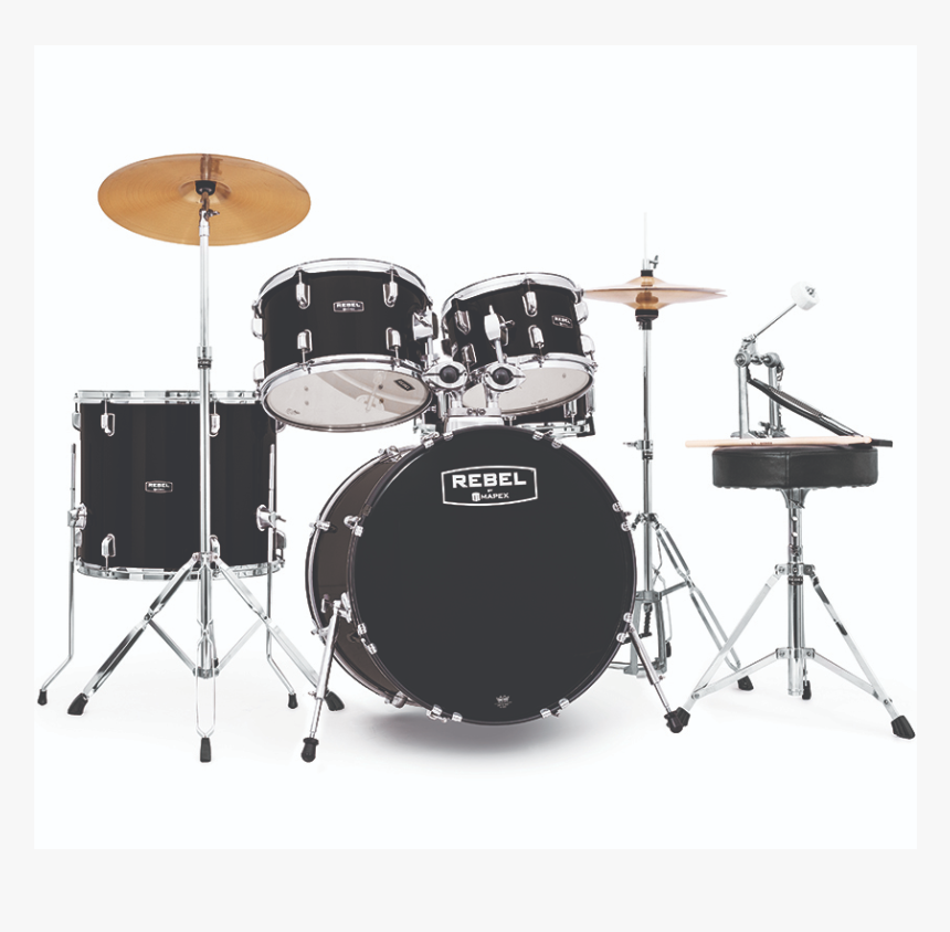 Mapex Rebel Rb5044ftc Jazz Complete Drum Kit - Batterie Acoustique, HD Png Download, Free Download