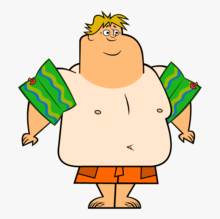 Total Drama Owen At The Pool - Total Drama Island Characters Owen, HD Png Download, Free Download