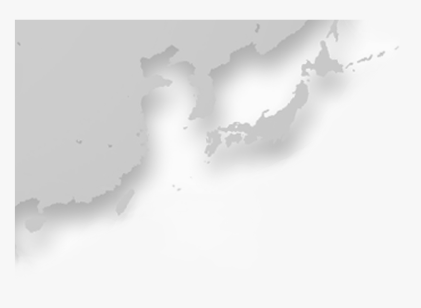 Map Of Ne Asia - Japan And Korea Map Png, Transparent Png, Free Download