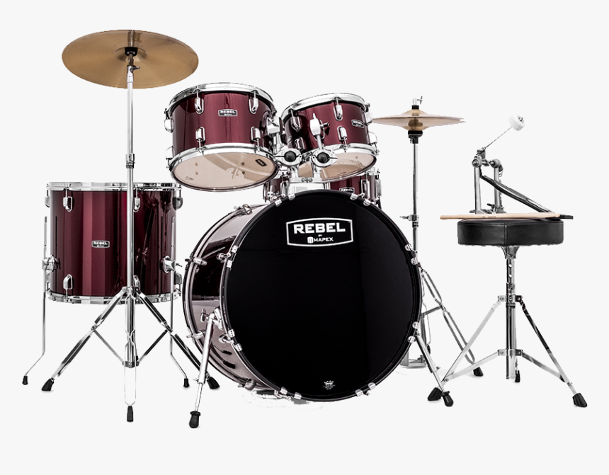 Mapex Rebel Rb5294ftc Complete Drum Kit - Drum Set Mapex Tornado, HD Png Download, Free Download