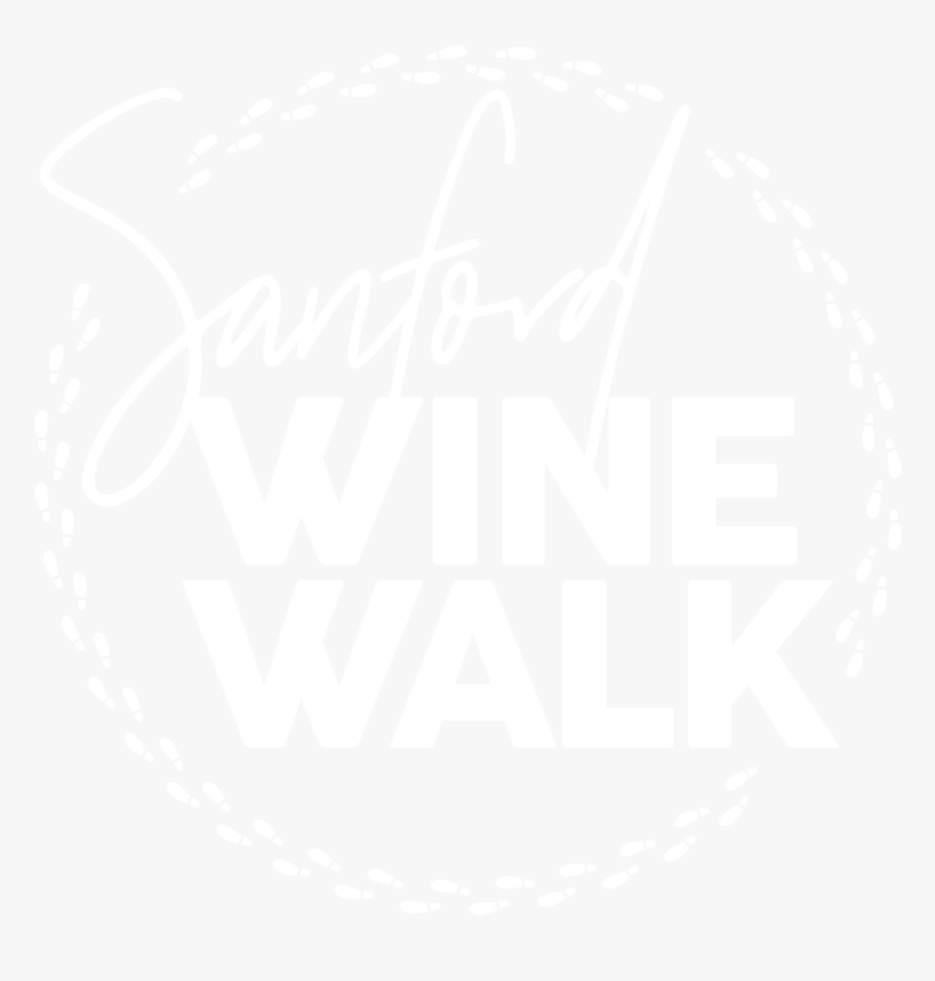 Sanford Wine Walk Logo Trimmed White - Johns Hopkins Logo White, HD Png Download, Free Download