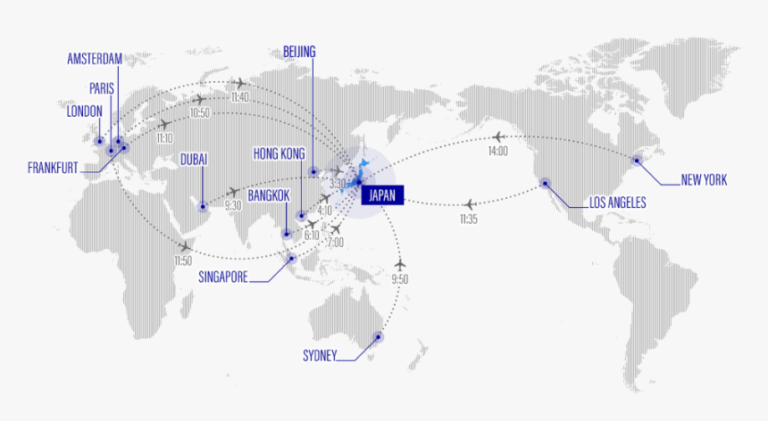 World Map With Asia In Middle, HD Png Download, Free Download