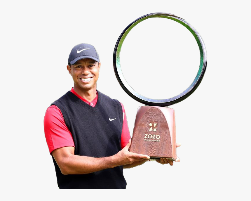 Tiger Woods Png Image Background - Tiger Woods Zozo Win, Transparent Png, Free Download