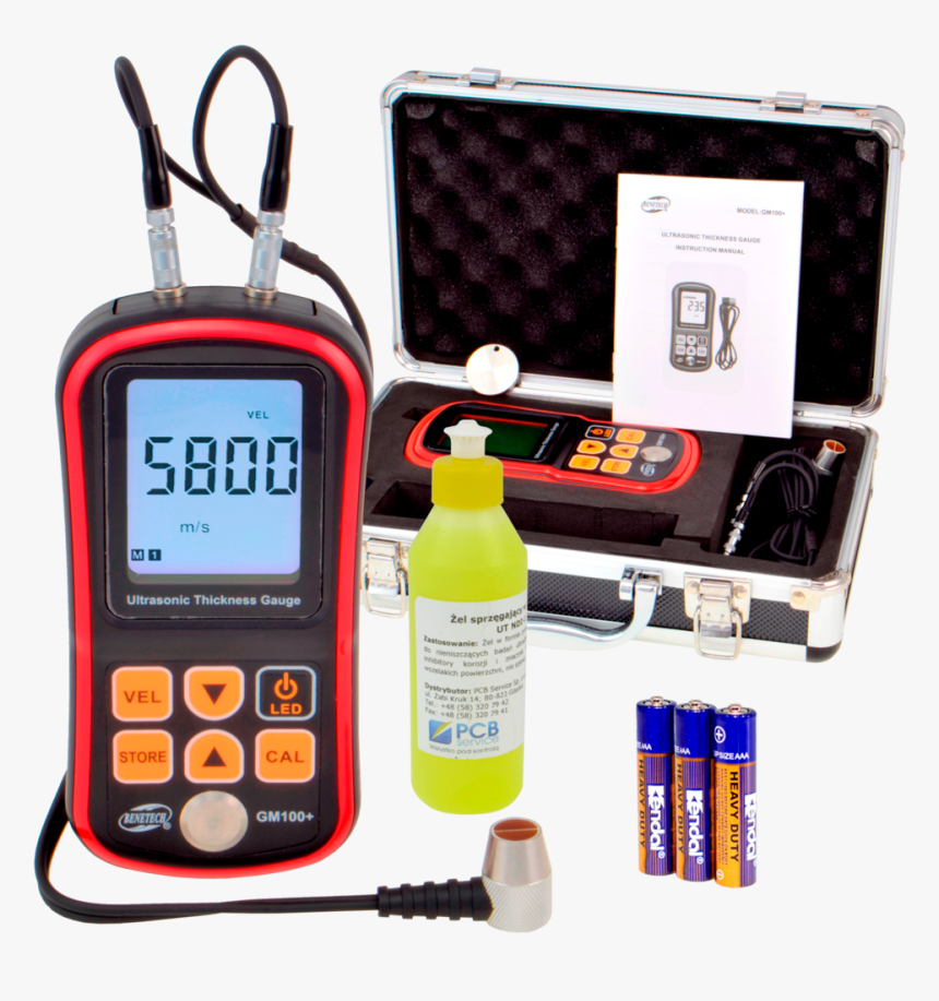 Ultrasonic Material Thickness Gauge , Png Download - Ultradźwiękowy Miernik Grubości Powłoki Gm 130, Transparent Png, Free Download