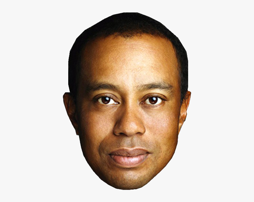Golfer Tiger Woods Png Free Download - Tiger Woods Close Up, Transparent Png, Free Download