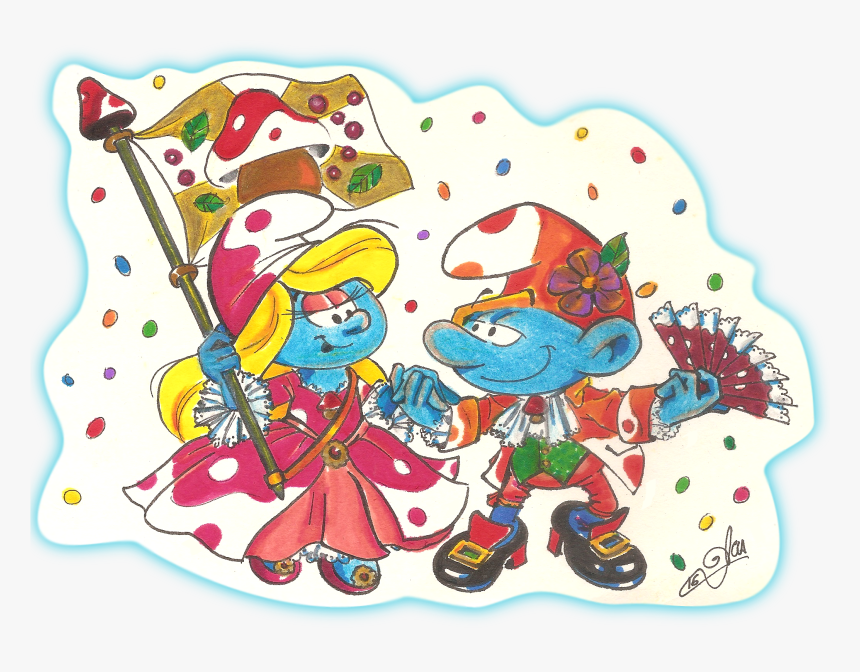 Carnival Smurfs , Png Download - Cartoon, Transparent Png, Free Download