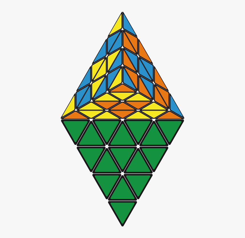 Pretty Patterns Master Pyraminx - Pyraminx Patterns, HD Png Download, Free Download