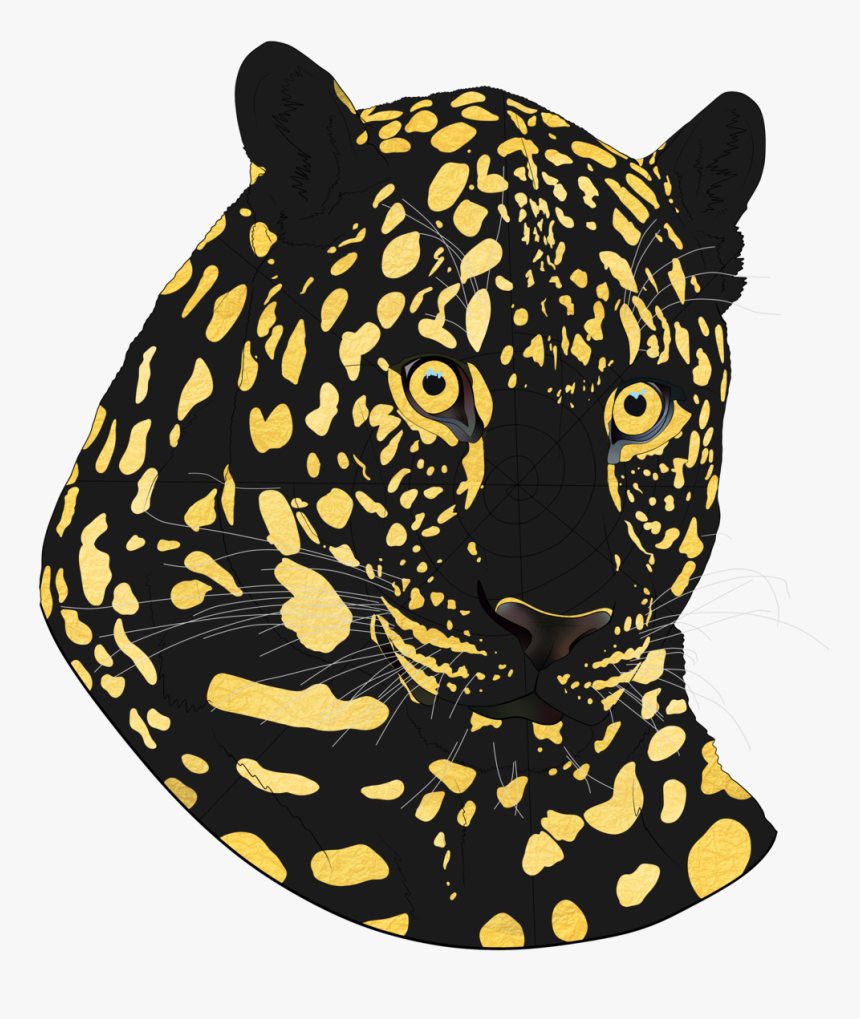 The Black And Gold Version Of The Leopard You Can Still - Tiger, HD Png Download, Free Download