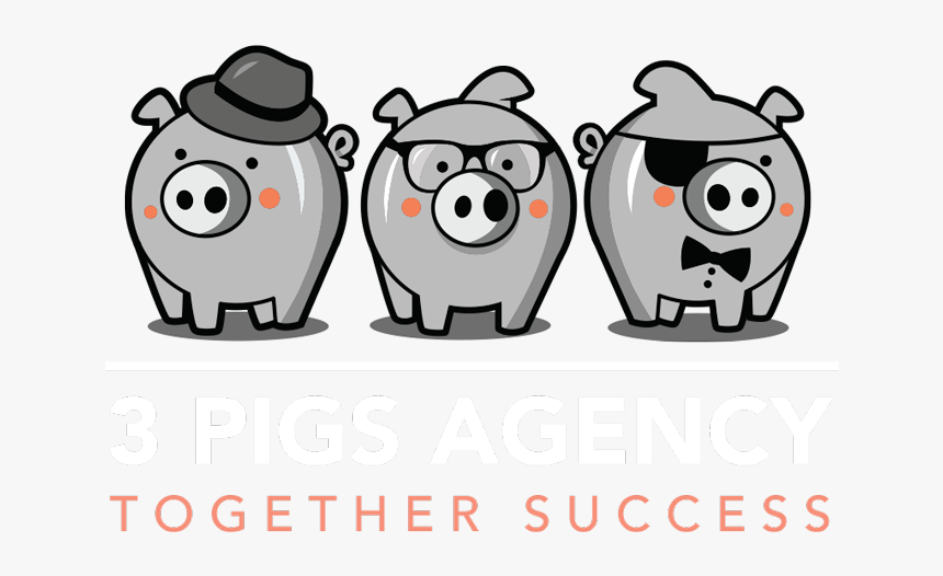 Logo 3 Pigs Transparent - 3 Pigs Logo, HD Png Download, Free Download