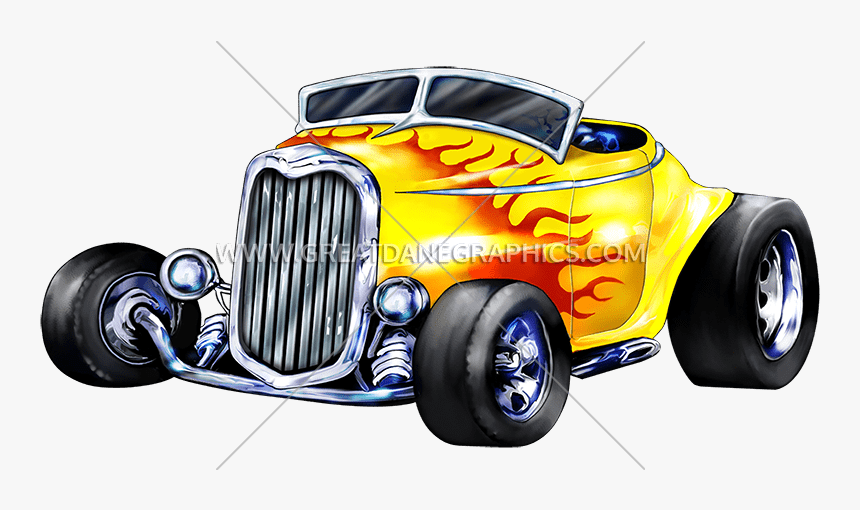 Hot Rod Car Clipart Jpg Free Hotrod - Png Cartoon Hot Rod Cars, Transparent Png, Free Download