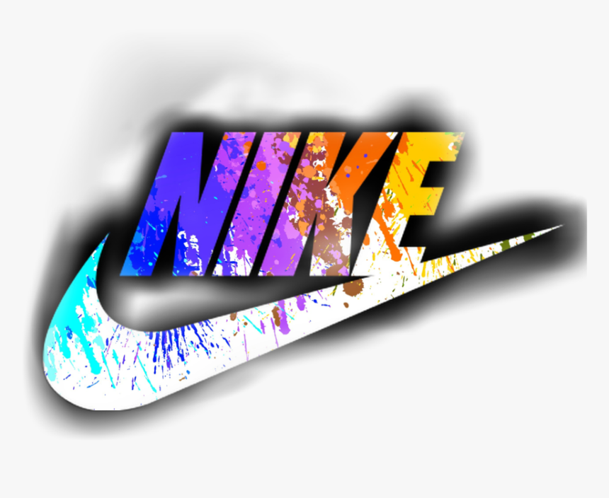 nike logo colorful