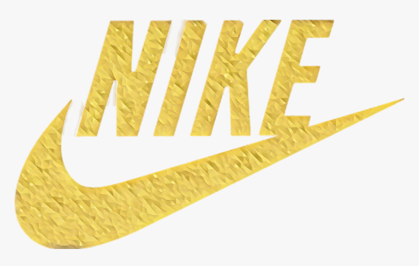 gold nike logo