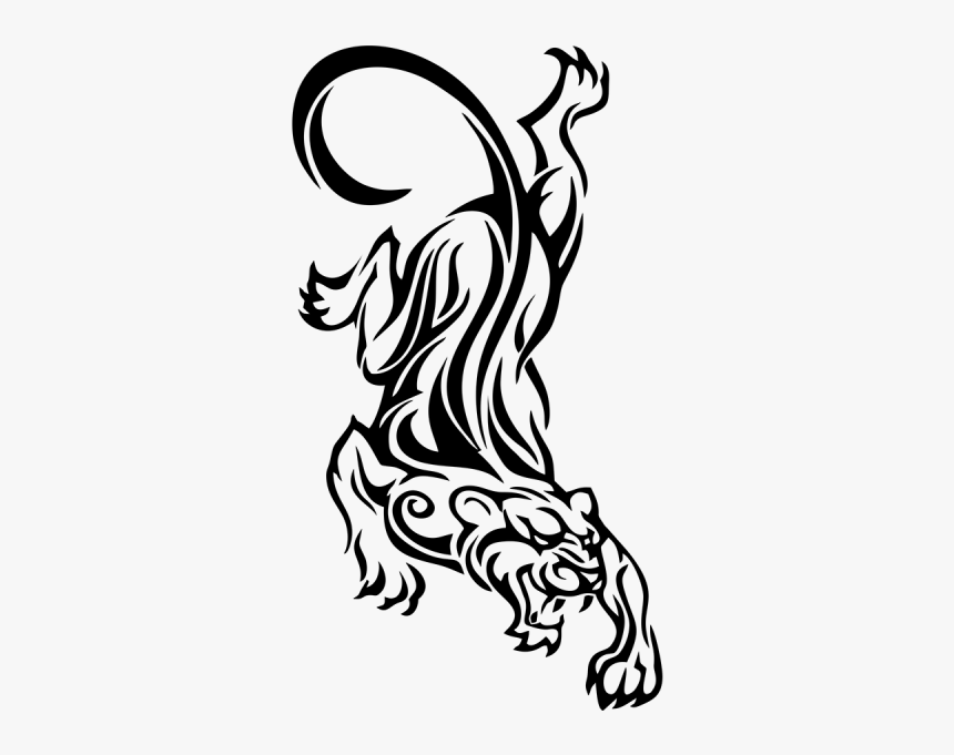 Tiger Tattoo Drawing Idea, HD Png Download, Free Download