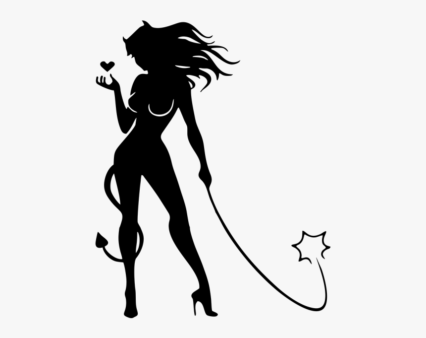 Devil Girl Sticker, HD Png Download, Free Download