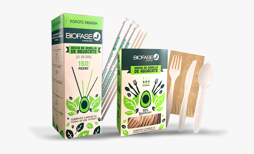 Biofase Avocado Seed Straws, HD Png Download, Free Download