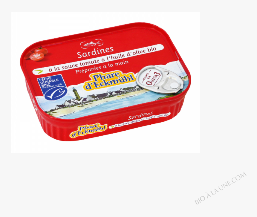 Sardines À La Sauce Tomate , Png Download - Sardine Sauce Tomate Phare D Eckmühl, Transparent Png, Free Download