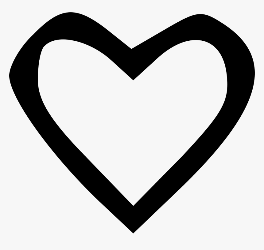 Heart Outline Comments - Heart Full And Empty, HD Png Download, Free Download