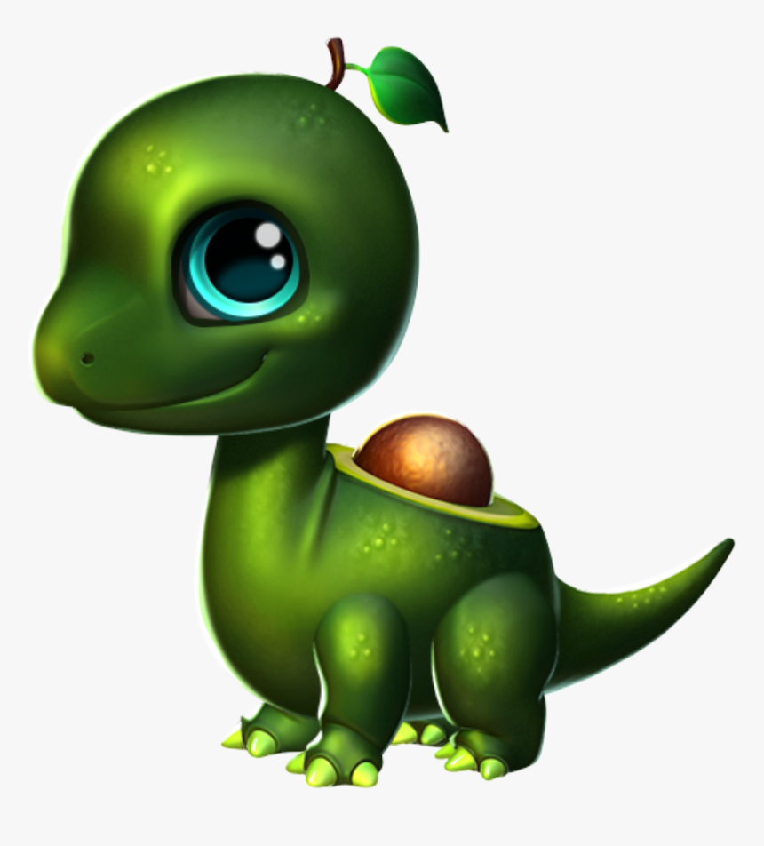Avocado Dragon Baby - Drago Fumo Dragon Mania Legends, HD Png Download, Free Download