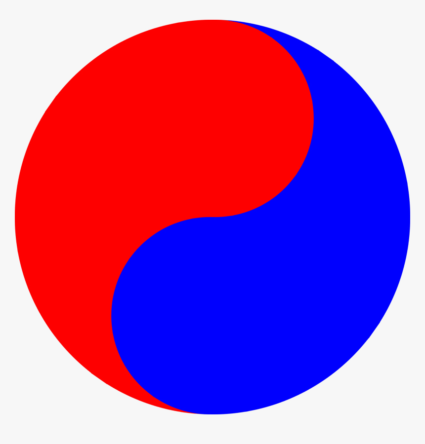Imperial Seal Of Korea - Yin Yang Red Blue, HD Png Download, Free Download