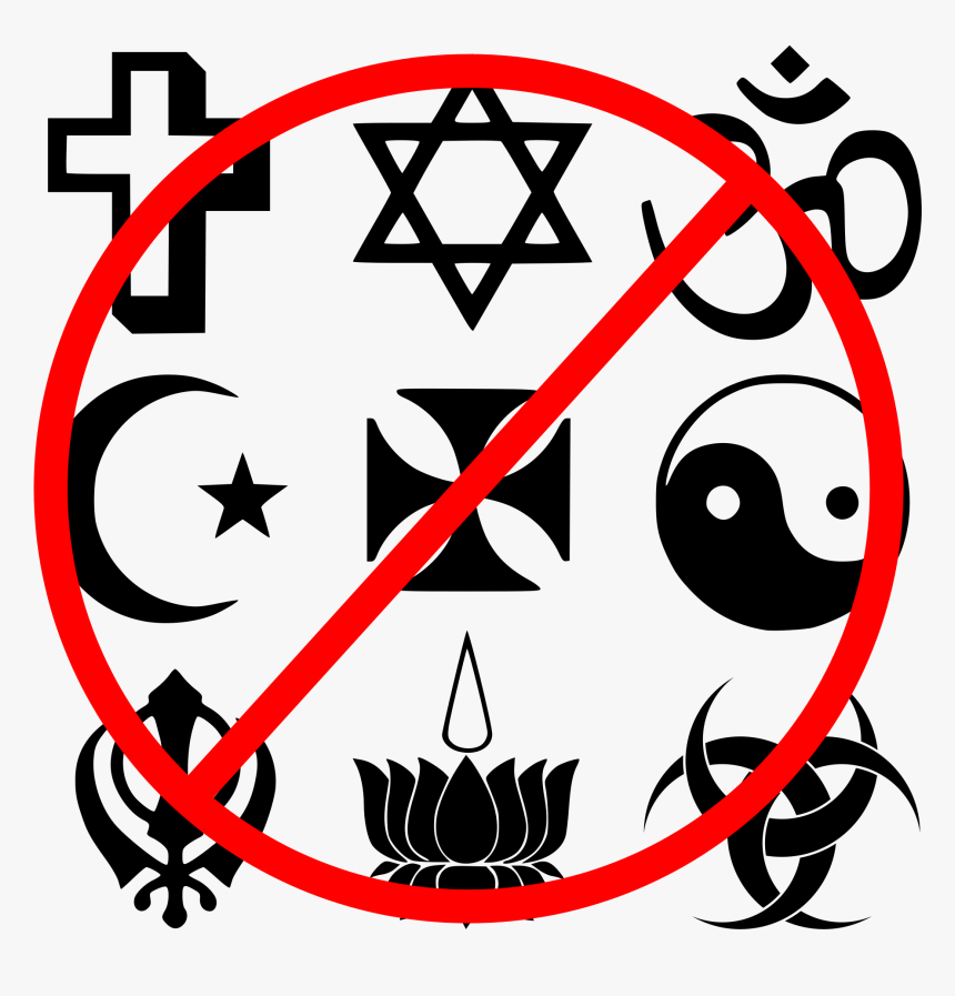 No Freedom Of Religion In North Korea , Png Download - Religious Symbols, Transparent Png, Free Download